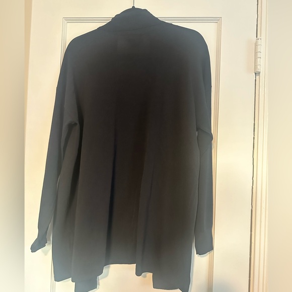 Alfani Black Open Front Cardigan, Size XL - Picture 3 of 4